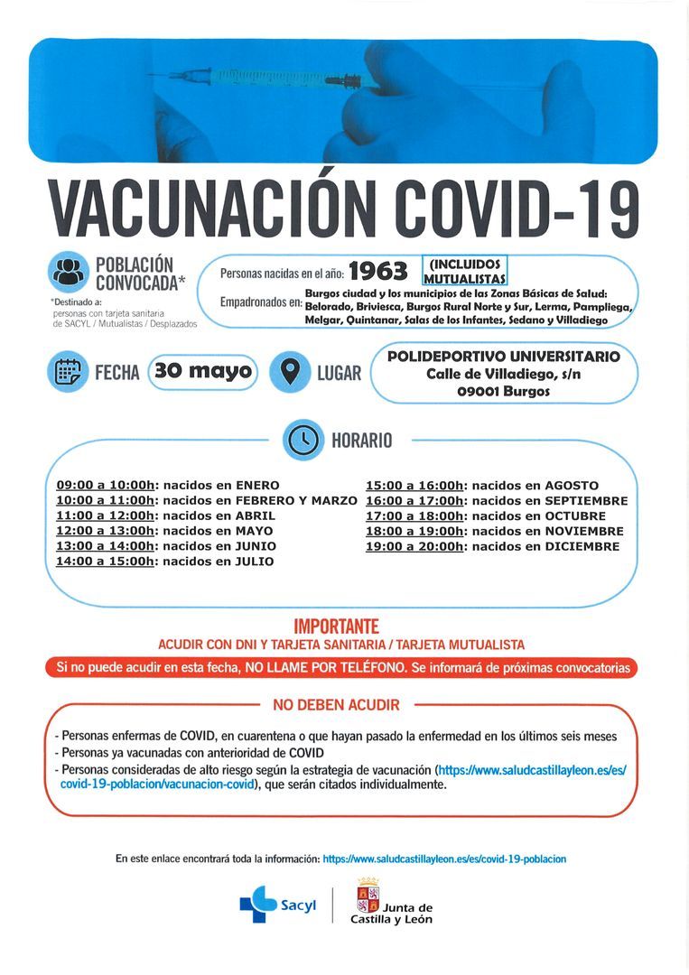 VACUNACION 1963