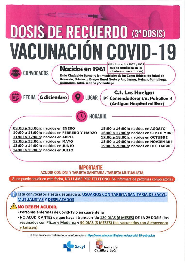 6 DE DICIEMBRE NACIDOS EN 1961 C.S. LAS HUELGAS