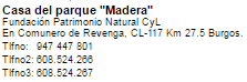 CASA DE LA MADERA. HORARIO 2018